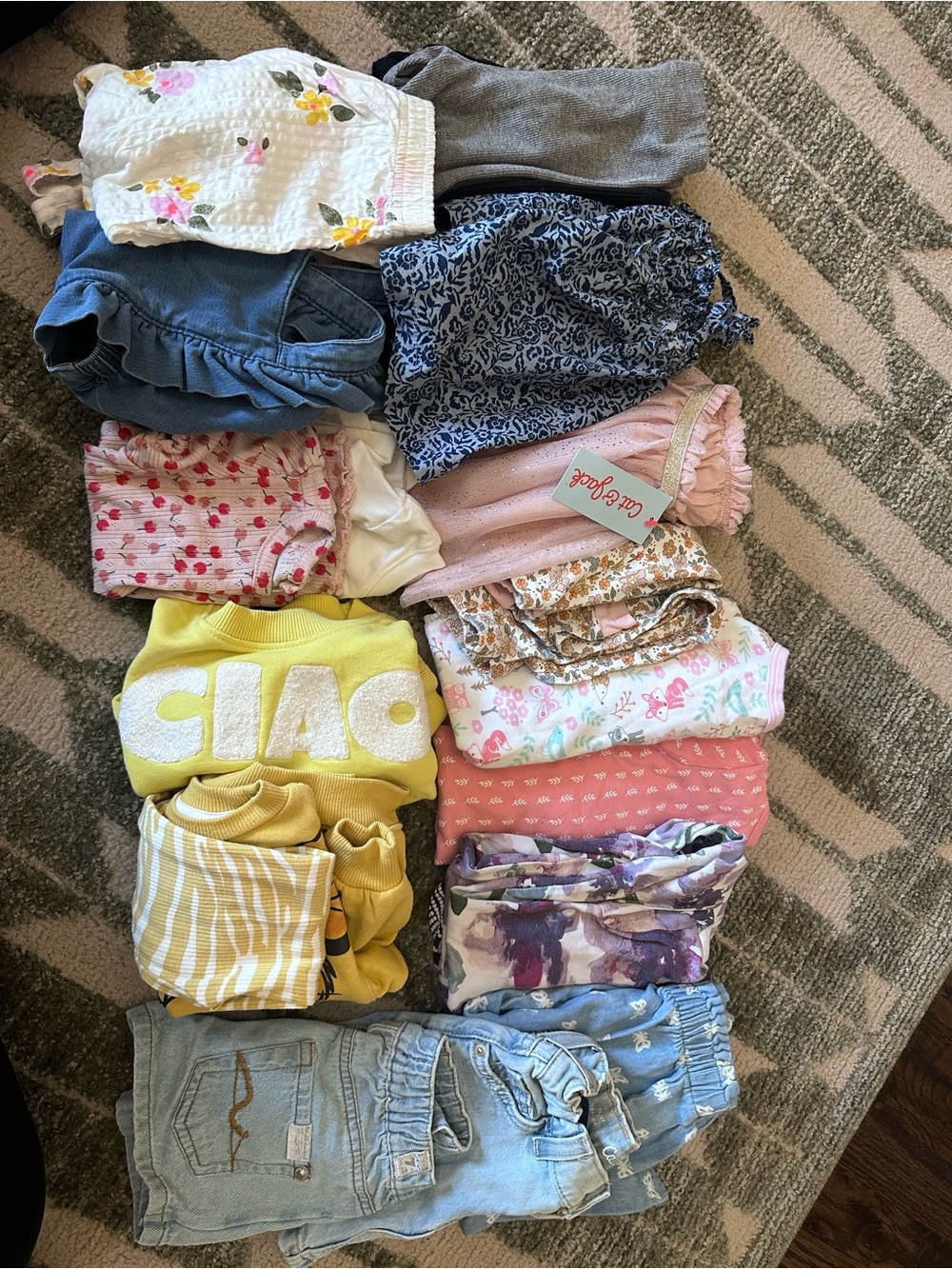 18 month girls bundle of clothing